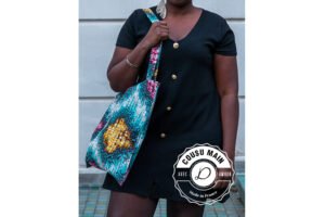 Tote bag en wax Lagoon